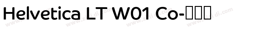 Helvetica LT W01 Co字体转换